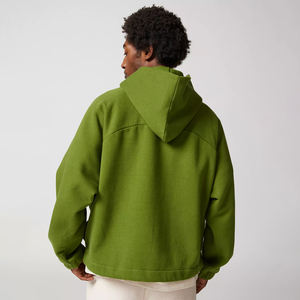 Sudadera con Capucha Extra Grande Personalizada, 100% Algodón, Calidad Premium, Estilo Urbano, Gruesa, Corta, Básica, Fabricante de Sudaderas - Product Image 2