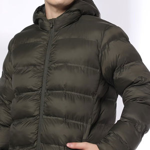 Veste d'hiver matelassée réversible à col à capuche, design personnalisé OEM, style streetwear, anti- et séchage rapide, manches longues, mode masculine - Product Image 5