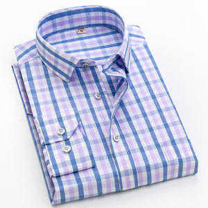 Camisa de vestir de negocios Premium para hombre, recién llegado, primavera 100%, sarga de algodón, anticontracción, ajustada, manga larga, superventas - Product Image 5