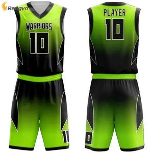Uniforme de basket-ball sur mesure de haute qualité Maillot de sport respirant Ensembles de sublimation de mode - Product Image 1