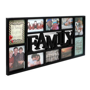 กรอบรูปโลหะสีเงินทรงเรียบง่าย Family XL พร้อมแผ่นอะคริลิค MDF และกระดาษตกแต่ง สองด้าน ขนาดสั่งทำได้ 4x6 5x7 A4 - Product Image 2