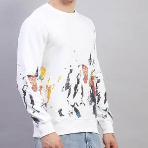 OEM hombres de algodón mezclado Sudadera con cuello redondo elegante todos los días de la calle estilo clásico hombres sudadera - Product Image 3