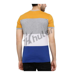 Camiseta de hombre personalizada al por mayor, Camiseta lisa de 100% algodón de diseñador, camiseta blanca del fabricante para hombre - Product Image 3
