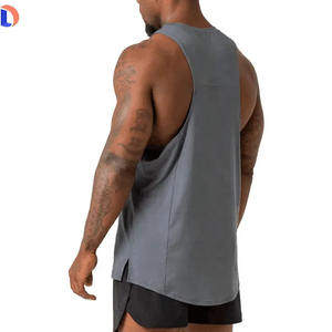 Nuevo diseño Bamboo Men s Gym Tank Top Elastano Gym Ropa Muscle Fit Tank Top - Product Image 5