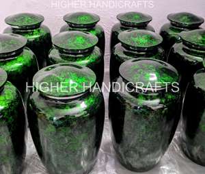 Urnas de Cremación Más Vendidas para Cenizas Humanas, Urnas Funerarias de Metal y Aluminio para Adultos, Suministros al por Mayor de la India - Product Image 2