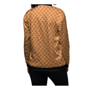 OEM Offre Spéciale personnalisé Satin Bomber Letterman Baseball Varsity Noir Vert Eagles Satin Veste Pour Hommes Femmes Casual Wear 280 GSM - Product Image 4