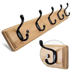 Top Quality Trending Design Hand Carved Wood Animal Head Handicrafts Clothes <b>Hanger</b> Wooden Coat Hooks <b>Wall</b> <b>Hanger</b> Hooks - Product Image 3