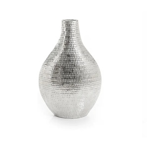 Various Metal <b>Vases</b> Nickel Plated Shiny Finishing Flower <b>Vase</b> Standard Quality Nickel Finishing Handmade Decorative Flower <b>Vases</b> - Product Image 5