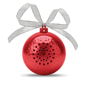 Altoparlante Personalizzato a Forma di Palla di Natale con Suono di Campanelli - Product Image 1