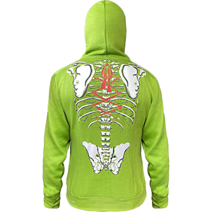 Sweat à capuche zippé pour femme avec logo personnalisé Desgin Puff Printing 100% Cotton Hoodies Oversize Heavyweight Zipper Hoodie - Product Image 3