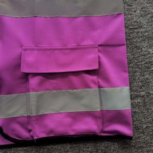 Chaleco de Seguridad Reflectante de Alta Visibilidad ANSI Clase 1, Impermeable, de Poliéster, con Múltiples Bolsillos, Construcción Resistente y Duradera - Product Image 3