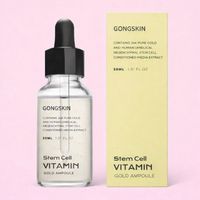 AMPOULE STEM CELL PROPOLIS GOLD Soin de la peau premium 30ml Acide hyaluronique Peptides Glycérine Niacinamide Blanchissant