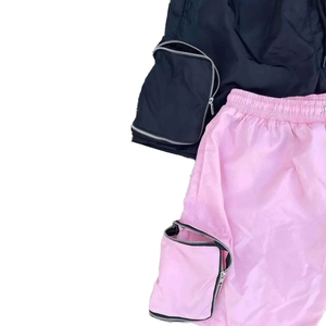 Conjuntos de pantalones cortos de poliéster de estilo callejero personalizables de alta calidad Impresión de nombre de logotipo personalizado Impermeable Antiarrugas para equipos - Product Image 6