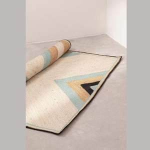 ราคาที่ดีที่สุดพรมผ้าฝ้ายทอแบบชนบทถักด้วยมือด้วยโทนสีธรรมชาติที่สมบูรณ์แบบสำหรับบ้านในกระท่อมวินเทจหรือชนบท - Product Image 3