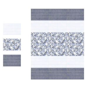 Nouveau modèle rustique couleur grise salle de bain design carreaux muraux en céramique 300x450mm - Product Image 1