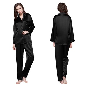 Lady Sexy seda con cuello en V Slip Dress Camisón con cuello en V Slip Dress Pijama de mujer Ropa de dormir camisón de moda - Product Image 6