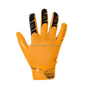 High Quality Polyester Rugby Football Gloves Waterproof Full Finger <b>Grip</b> <b>Control</b> Lightweight Sticky Palm Design Pro - Product Image 5