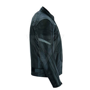 2026 nouveauté top vente Double Rider hommes veste en cuir moto veste en cuir prix de gros - Product Image 4