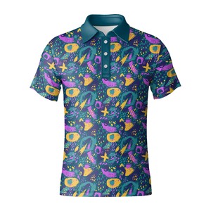 Camiseta Polo Deportiva de Golf, Elástica en 4 Direcciones, Transpirable, Control de Humedad, Secado Rápido, Poliéster y Spandex, Logotipo OEM - Product Image 3