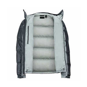 Veste matelassée d'hiver pour homme sur mesure OEM, style streetwear, impression sur toile en polyester - Product Image 2