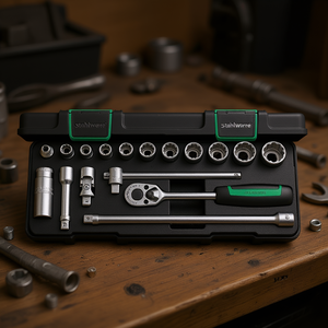 ชุดประแจบล็อกเหลี่ยมสี่เหลี่ยมจตุรัส Stahlwille ขนาด 3/8 นิ้ว ชุด 17 ชิ้น - Product Image 3