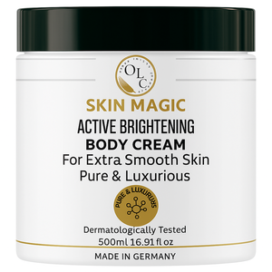 Crema Corporal Aclarante Skin Magic 500ml con Vitamina C y Ácido Tranexámico, Reduce las Imperfecciones y el Tono Desigual de la Piel - Product Image 6
