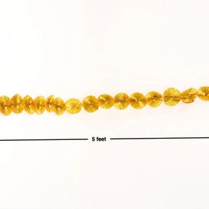 Colgantes de Gota dorados, cuerdas de flores de Gota para decoración de boda india, telón de fondo, guirnalda de Gotta Patti, colgantes de flores artificiales de Gota - Product Image 4