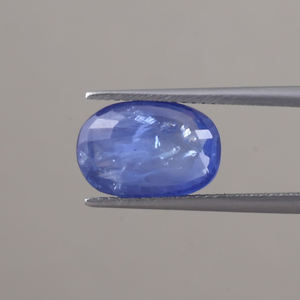 Piedra de Zafiro Azul Natural al por Mayor |   Corte Ovalado de 12.5x8mm |   Zafiro Genuino Pulido de 6.68 Quilates con Certificado IGI, Joyería Fina de 6 mm - Product Image 3