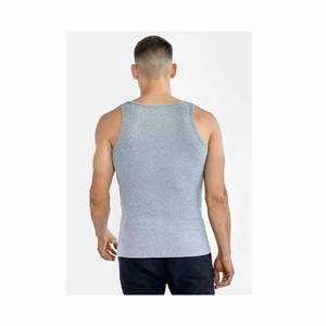 Débardeurs Homme Personnalisés OEM ODM Haut de Gamme Doux Respirants 100% Polyester Grande Taille Tricotés Décontractés Sans Manches Confortables Grandes Tailles - Product Image 3