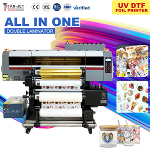 Impresora de Alta Calidad Titanjet UV DTF, Impresora de Etiquetas y Adhesivos con Estampado Dorado y Plateado en Rollo - Product Image 1