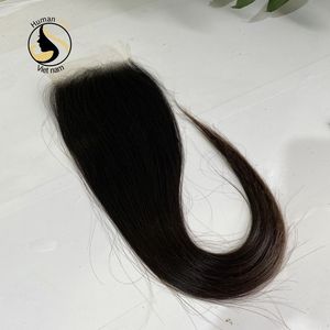 Cheveux vierges naturels de haute qualité supérieure, 100%, cheveux vierges, cuticules alignés, 4x4 5x5 6x6 7x7, Lace Closure transparente HD, cheveux bruts - Product Image 4