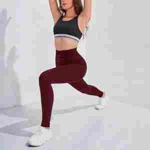 Fabricante Profesional de Leggings de Alta Calidad para Mujer, Diseño Personalizado, Pantalones Deportivos de Moda, Spandex/Nailon de Secado Rápido - Product Image 6