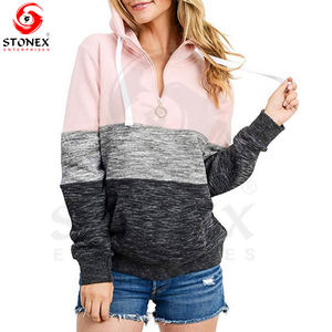 เสื้อฮู้ดสวมหัวผ้าคอตตอนของผู้หญิงมีป้ายด้านหน้าดีไซน์เป็นกีฬาแฟชั่นสำหรับฤดูหนาว - Product Image 2