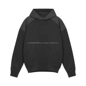 Sweat à capuche à épaules tombantes 100% coton Vente en gros Personnalisé en vrac Sweat-shirts bon marché et sympas - Product Image 6