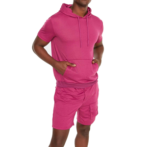 Conjunto Deportivo Personalizado con Logotipo para Hombre, Ropa de Verano, Conjunto de 2 Piezas, Camiseta de Manga Corta y Pantalones Cortos para Hombre, Ropa Deportiva de Manga Corta - Product Image 2