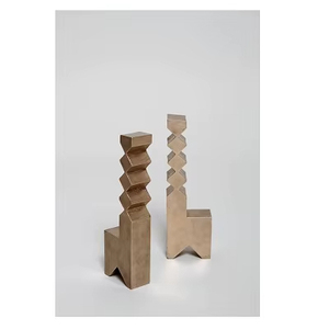 ที่ตั้งหนังสือโลหะสำหรับนักออกแบบที่หรูหราเหมาะสำหรับห้องนั่งเล่นห้องนอนและโต๊ะสำนักงานด้วยการตกแต่งที่เก๋ไก๋ทันสมัย - Product Image 1