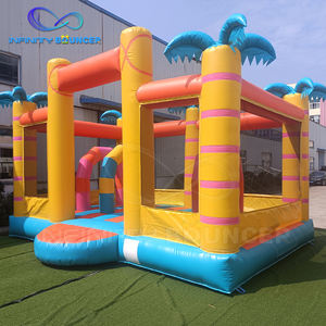 Château gonflable en forme <span class=keywords><strong>de</strong></span> cocotier personnalisable, production à coût d'usine, structure <span class=keywords><strong>de</strong></span> jeu pour enfants <span class=keywords><strong>de</strong></span> style tropical, château gonflable - Product Image 4
