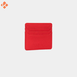 Portefeuille court pour hommes en cuir véritable nouveau style de porte-cartes à logo de couleur personnalisée pour cartes de crédit - Product Image 2