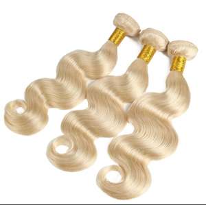 PERRUQUES DE CHEVEUX ALIGNÉS AUX CUTICULES NON TRAITÉES SANS HANDAGE INDIEN FIN SAINE REMY WATER WAVE HAIR BUNDLES - Product Image 3