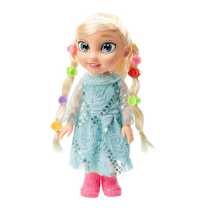 2 Muñecas de Moda de 38 cm con Luz RGB y Música, Juguetes de Plástico a Pilas para Niños - Product Image 2