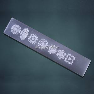 Vente en gros 7 chakras plat agate Figurine pierre précieuse brute cristal pierre Fengshui Orgone décoration de la maison - Product Image 3