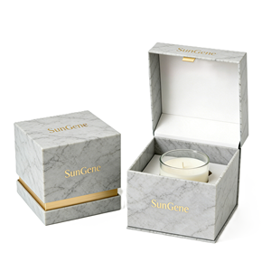 Boîte cadeau de parfum de luxe Matériaux recyclés Laminage mat Doublure en éponge Fermeture magnétique Boîte rigide pliable pour ensembles de beauté - Product Image 5