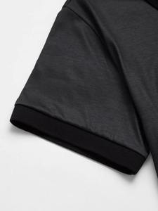 เสื้อโปโลผู้ชายแฟชั่นใหม่2025เสื้อแขนสั้นคุณภาพสูงเสื้อยืดฤดูร้อนบริการ OEM ป้องกันริ้วรอยสไตล์ล่าสุด - Product Image 4