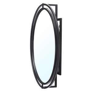 Miroir mural rond moderne et durable avec cadre de couleur personnalisée pour hôtels et décoration intérieure – Marque privée - Product Image 3