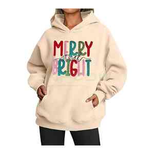 Sweat à capuche brodé à la mode, tissu doux en coton mélangé, sensation premium, idéal pour les tenues décontractées d'hiver et les vêtements d'extérieur - Product Image 1