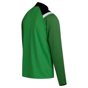 Chándal de entrenamiento de fútbol de secado rápido para hombre, chándal de equipo de fútbol de manga larga con cuello levantado de Color verde con OEM - Product Image 5