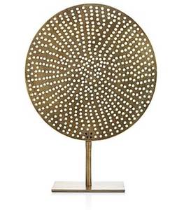 Sculpture géométrique en métal avec finition de couleur noire Set de 2 formes différentes Sculpture décorative Utilisation pour la décoration intérieure - Product Image 5