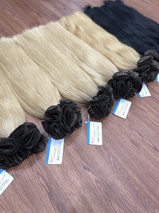 Nuevo Producto de Alta Calidad, Extensiones de Cabello Remy, Trama 100% Humana, Tejida a Mano, de Fábrica en Vietnam - Product Image 2