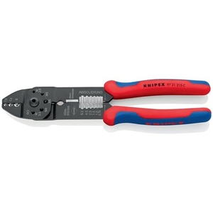 คีมย้ำสายไฟ KNIPEX 230 มม. สำหรับสายเคเบิลขนาด 0.5-6 มม. (AWG 20-10) และอุปกรณ์เสริม - Product Image 1