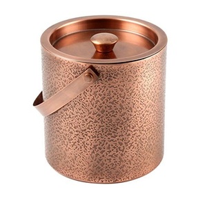 Cubo de cubo de cerveza de metal de agua de vino de almacenamiento Cubo de hielo de acero inoxidable Cubo de champán de vino de cerveza - Product Image 2